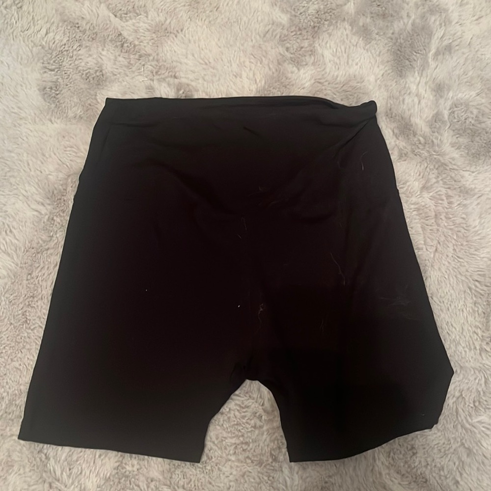 black Biker shorts. Size small